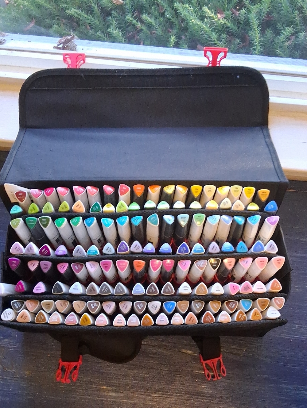 Arteza Dual Tip Alcohol Markers with Portable Carrying/Storage Case